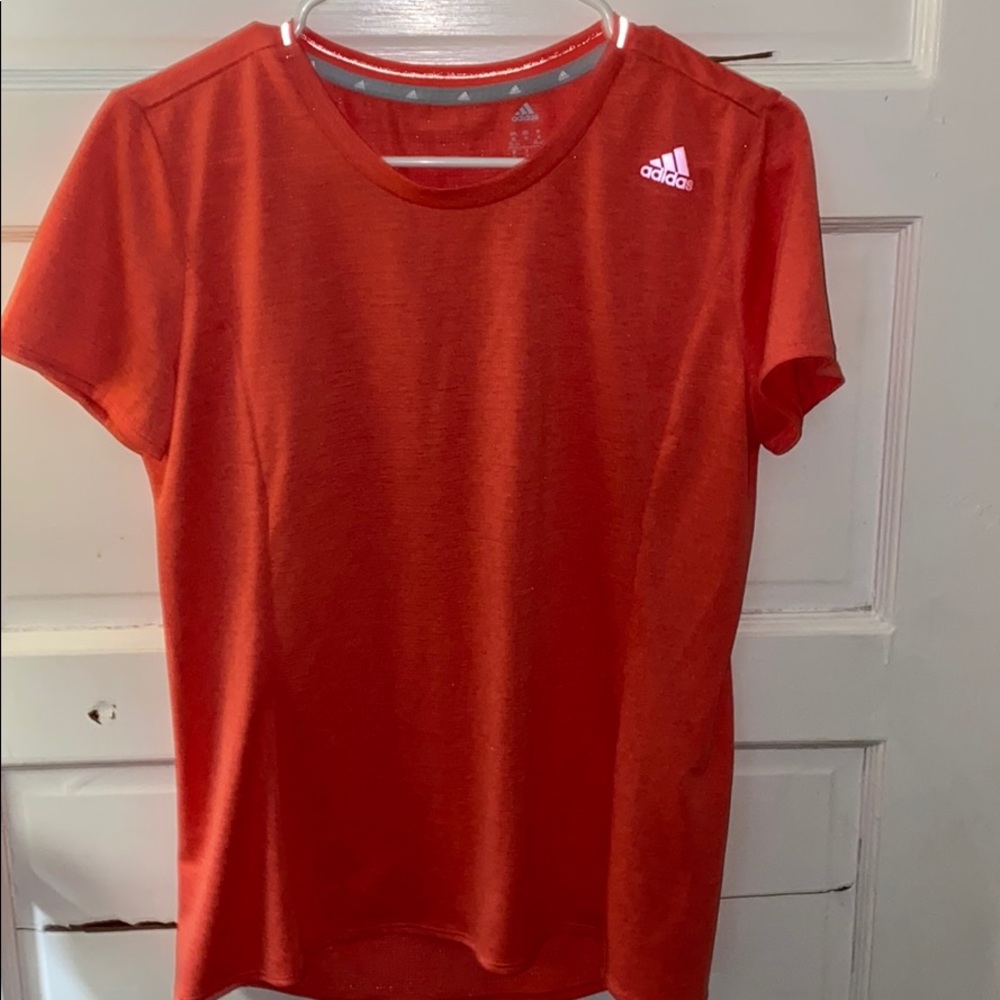 woman’s adidas short sleeve medium climax shirt